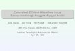 Constrained Efficient Allocations in the Bewley-Imrohoroglu ...vr0j/slides/itam.pdfConstrained Eﬃcient Allocations in the Bewley-˙Imrohoroglu-Huggett-Aiyagari Model Julio Davila