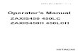 HITACHI ZAXIS 450 EXCAVATOR Operator manual