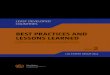 BEST PRACTICES AND LESSONS LEARNED · 2 Best practices and lessons learned in addressing adaptation in least developed countries , vol. 2 Table of Contents. nited Nations C C Las
