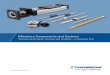 Thomson Miniature Motion Components and Systems · 2017. 3. 3. · Miniature linear motion components are ideal for applications where precise movement of small loads is critical