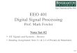 EEO 401 Digital Signal Processingws.binghamton.edu/Fowler/Fowler Personal Page/EE302...Energy Signals vs. Power Signals. Physically, defining power and energy for DT signals is not