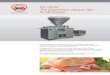 RS 200 M The preeminent vacuum filler for Mortadella · 2019. 11. 19. · The Mortadella product is the result of a unique and definitely special process. The Risco vacuum filler