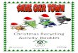 Christmas Recycling Activity Booklet - Litter Watch...Book Folding – Christmas tree activity You will need: A paperback book of approximately 150 pages with the pages glued together