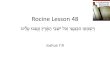 Rocine Lesson 48 - Animated Hebrewanimatedhebrew.com/rocine/teach_slides/48/rocine_48.pdf•Subjunctive mood is the speaker’s expression –of desire (which we know as the volitive