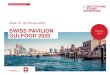 SWISS PAVILION Register now! GULFOOD 2020 · 2019. 6. 26. · Gulfood fees Gulfood Compulsory Internet Listing Gulfood Compulsory Insurance and Registration fee Total amount: approx