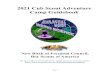 2021 Cub Scout Adventure Camp Guidebook...Cub Scout Adventure Camp is not built around Scouts completing a ton of advancement. The program is designed to be more fun and family-oriented