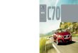 MY13 Volvo C70 LR · 2012. 9. 6. · volvo C70 volvo C70 Specifications, features, and equipment shown in this catalog are based upon the latest information available at the time