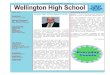 WELLINGTON HIGH SCHOOL · Students studying Mathematics at Wellington High School are required to have their own calculator as part of their equipment in each lesson, as well as their