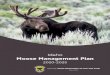 Idaho Moose Management Plan · 2020. 9. 14. · Moose observations (1979–2019) and seasonal predicted distribution models in Idaho. Point data are from various Idaho Department