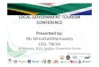 Ms MmatšatšiRamawela CEO, TBCSA · TECSA –Transformation and Employment Equity Tourism Safety Initiative/Tsi(SATSA) Hospitality Investment Conference Africa (HICA) ImveloTourism