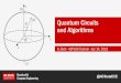 Quantum Circuits and Algorithms - Nc State Universitymueller/qc/qc-tut/circuits_and_algorithms… · statevector_simulator -- single shot, returns state vector unitary_simulator --