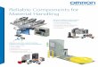 Omron Reliable Components for Material Handling Sheet · Reliable Components for Material Handling 7 9 11 10 6 8 1 2 3 3 5 4. A22E P234 P228 S8VK-G series DIN Rail Mount A22E •