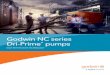 Godwin NC series Dri-Prime pumps - Xylem Inc....exact ﬂow and head capabilities. Technical information subject to change without notice. For additional speciﬁcations see product