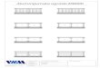 Aluminijumska ograda M8000 - VH-Montenegro · PDF file 2012. 9. 7. · Aluminijum Presjeci Profili: Alumil Aluminijumska ograda M8200 Ulica Njegoaeva bb / Sportski centar Nikai / Crna