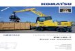 Hydraulic Wheeled Excavator PW180-7 · PW180-7 Fixed cab elevation Hydraulic Wheeled Excavator VESS003300P 03/2010 Printed in Europe – This speciﬁ cation sheet may contain attachments