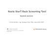 Keele$StarT$BackScreening$ Tool - Fysioterapeuterna · Keele$StarT$BackScreening$ Tool $ CarolaBe)en,&Leg.& Sjukgymnast, MSc, Specialist&OMT& &&&&& & Ins>tu>onen&för&Samhällsmedicin&och&rehabilitering&