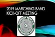 2019 MARCHING BAND KICK-OFF MEETING › userfiles › home › MER_2019_Show.pdf• Eric Whitacre • EQUUS Ballad • Imagine Dragons • Mad World Tea Party • Gordon Goodwin Phat