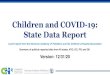 Children and COVID-19: State Data Report and CHA - Children...• Children represented 12.4% (2,128,587/17,137,295) of all available cases • Thirteen states reported 15% or more