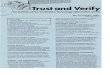 Trust and Verify - Vertic – Building trust through verification · 2011. 5. 17. · o Trust and Verify The Bulletin of the Verification Technology Information Centre L/ In this