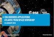 ESA BUSINESS APPLICATIONS ATLANTIC FROM SPACE … · 2019. 11. 6. · ESA UNCLASSIFIED -For Official Use ESA | 23/01/2019 | Slide 2 European Space AgencySlide 2 esa business applications