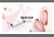 KORAM - fiscatech.com · KORAM is designed to meet the requirements of the fashion industry, in terms of looks, soft touch and workability. KORAM aims at the most demanding fashion