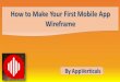 How to Make Your First Mobile App Wireframe