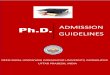 Ph.D. ADMISSION GUIDELINES182.18.165.51/Attachment/Ph.DBrochure_Rivised.pdf · 2020. 10. 13. · admission in the Ph.D for session 2019-20, they will be exempted from the Research