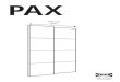 PAX 1 2 4 - IKEA › au › en › assembly_instructions › pax-pair-of-sl… · 2x 4x 4x 6x 8x 12x 1x 1x 64x 16x 4x 12x 109564 112573 112571 110438 101065 122044 124341 10006187