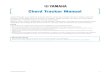 Chord Tracker Manual - Yamaha Corporation · 2019. 9. 11. · 1 Possible chords based on analysis Tap to change the chord and hear its constituent notes. 2 Tap to open a window for