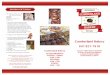 Cumberland Bakerycumberlandbakery.com/wp-content/uploads/2016/09/Cumberland-Bakery-Menu.pdfCumberland Bakery CLOSED MONDAY’S TUESDAY – FRIDAY 6 AM - 6 PM SATURDAY 6 AM - 4 PM SUNDAY
