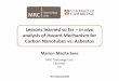 Lessons learned so far in vivo - Storyblok...Lessons learned so far –in vivo analysis of Hazard Mechanism for Carbon Nanotubes vs. Asbestos Marion MacFarlane MRC Toxicology Unit