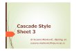 Cascade Style Sheet 3 2018. 11. 21.¢  Pozicioniranje sadr¥¾aja Osnovna tehnika za pozicioniranje sadr¥¾aja