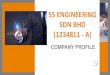 S5 ENGINEERING SDN BHD (1234811 - A) · 2020. 5. 27. · Company Name : S5 ENGINEERING SDN BHD Registration No. : 1234811 - A Nature of Business : a. Mechanical & Electrical (M&E)