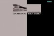Swing Door Operator DORMA ED200 - CASA · 2016. 1. 14. · 2 DORMA ED 200 Swing Door Operator As a powerful automatic electro-hydraulic swing door operator, the DORMA ED 200 is suitable