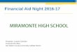 Financial Aid Night 2016-17 · 2015. 11. 12. · 9 CSS Profile •High school diploma, GED, or Proficiency test •U.S. citizen or eligible non-citizen ... oBorrower amount based