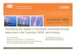 Home | Collaboration on Energy and Environmental Markets - … · 2013. 7. 30. · Facilitating the uptake of stochastic renewable energy resources in the Australian NEM: wind energy