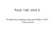 Tech 149: Unit 3 149 Unit 3... · 2018. 8. 15. · Computer-aided Engineering Evaluation Prototyping Rapid prototyping techniques: 1) Stereolithography 2) Solid ground curing 3) Selective