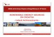 RENEWABLE ENERGY SOURCES IN CROATIA -Latest Achievements- · 2008. 11. 12. · Geneva, 21-22 February 2008 UNECE, Ad Hoc Group of Experts on Energy Efficiency 21, ... TOTAL 625.9