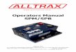 ALLTRAX - ThunderStruck Motors · 2017. 1. 20. · SPM/SPB PrOdUct OvervieW Thank you for purchasing the Alltrax Motor Controller. The SPM is a new design in the field of electric