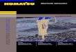 Macchine Komatsu movimento terra - Cimertex - Martelli idraulici · 2019. 10. 25. · Modelli Komatsu: PC09 - PC700 H SERIES Peso operativo: 65 - 4.668 kg Classe escavatore: 0,9 -