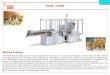 FD220 – AD300 · The AD300 cartoning machine is designed and engineered to place soup cubes arriving from the FD220/2 machine in cardboard boxes. The machine erects the blanks drawn