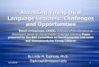 Assessing Young Dual Language Learners: Challenges and ... 5/11/2010 1 Assessing Young Dual Language