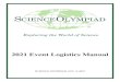 Science Olympiad - 2021 Event Logistics Manual...difficulty within your activities so that about 15% of them are easy, 60% of them are of medium difficulty, and 25% are difficult