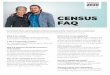 Census CensusFAQ flyer r301-nologo › wp-content › uploads › ...Every 10 years, the U.S. counts every person living in the country through a national census. The results inform