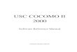 USC COCOMO II 2000 - Université de Sherbrookeinfo.usherbrooke.ca/.../CocomoII_Reference_Manual.pdf · COst MOdel (COCOMO) first published by Dr. Barry Boehm in his book Software