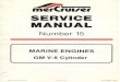 Mercury Mercruiser Marine Engines MIE 5.7L Service Repair Manual→0C396695 to 0D839999→1989-1992