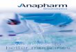 Anapharm Bioanalytics Brochure 2017€¦ · with international guidelines. Outstanding Regulatory Track Record Our impeccable reputation and the inspections undertaken by EU Health