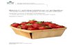 Matsvinn i primärproduktionen av jordgubbar. · 2019. 12. 29. · The essay addresses questions regarding factors that are contributing to waste in the production of strawberries,