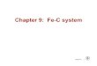 Chapter 9: Fe-C system - University of Washingtoncourses.washington.edu/mse170/lecture_notes/rolandiF08/...γ α + Fe 3C (727ºC) cool heat • Peritectic - liquid + solid 1 solid