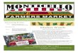 Issue 10 July 17,2014 - Monticello Community Center...Monticello Farmer’s Market Newsletter Volume II, Issue X July 17, 2014 2 Market Watch The growth for the tomato plants has been
